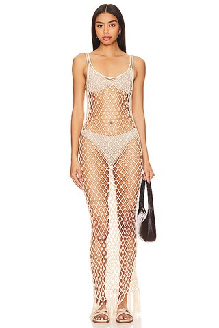 Mika Maxi Dress in Toast | Revolve Clothing (Global)