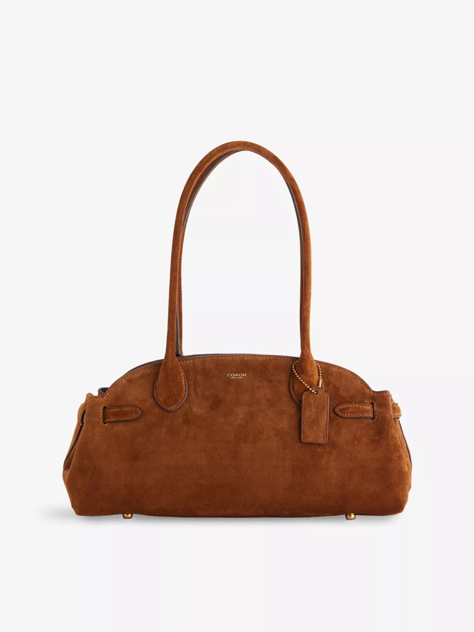 Empire 34 Suede Shoulder Bag | Selfridges