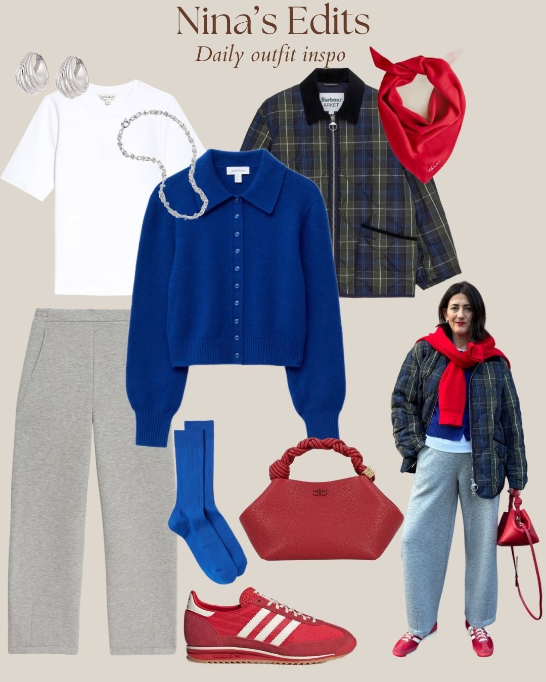 My outfit today - tomatoe red + cobalt blue styling 

#LTKspring #LTKuk #LTKFashionMonth