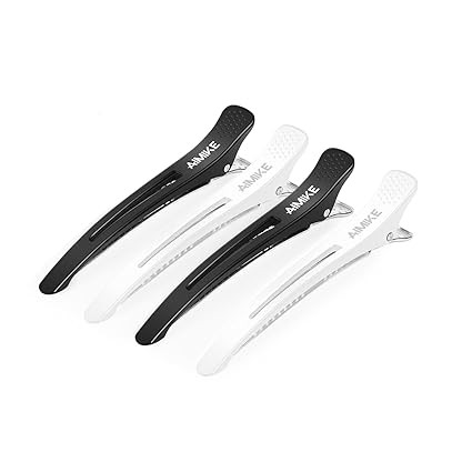 AIMIKE 4pcs Professional Hair Clips for Styling Sectioning, Non Slip No-Trace Duckbill Hair Clips... | Amazon (US)