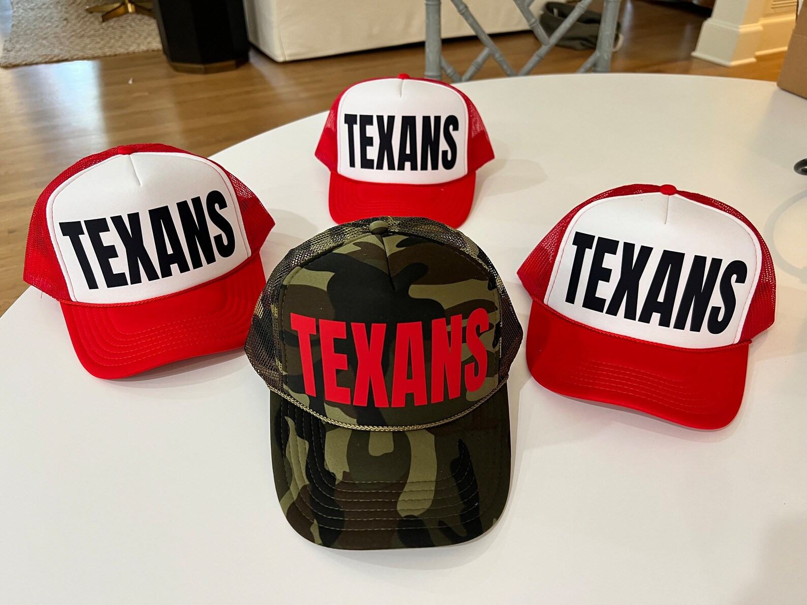 TEXANS Foam Trucker Hat - Etsy | Etsy (US)