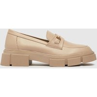 Schuh Natural Lyle Chunky Loafer Flat Shoes, Size: 7 | Schuh