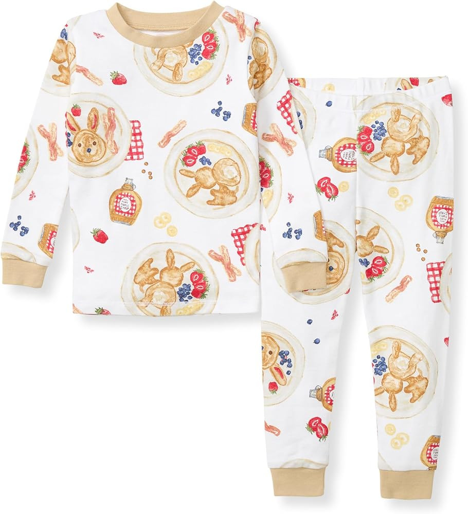 Burt's Bees Baby Baby Boys' Pajamas, 2-Piece Long Sleeve Tee and Long Pant Cotton PJ Set, Sizes f... | Amazon (US)