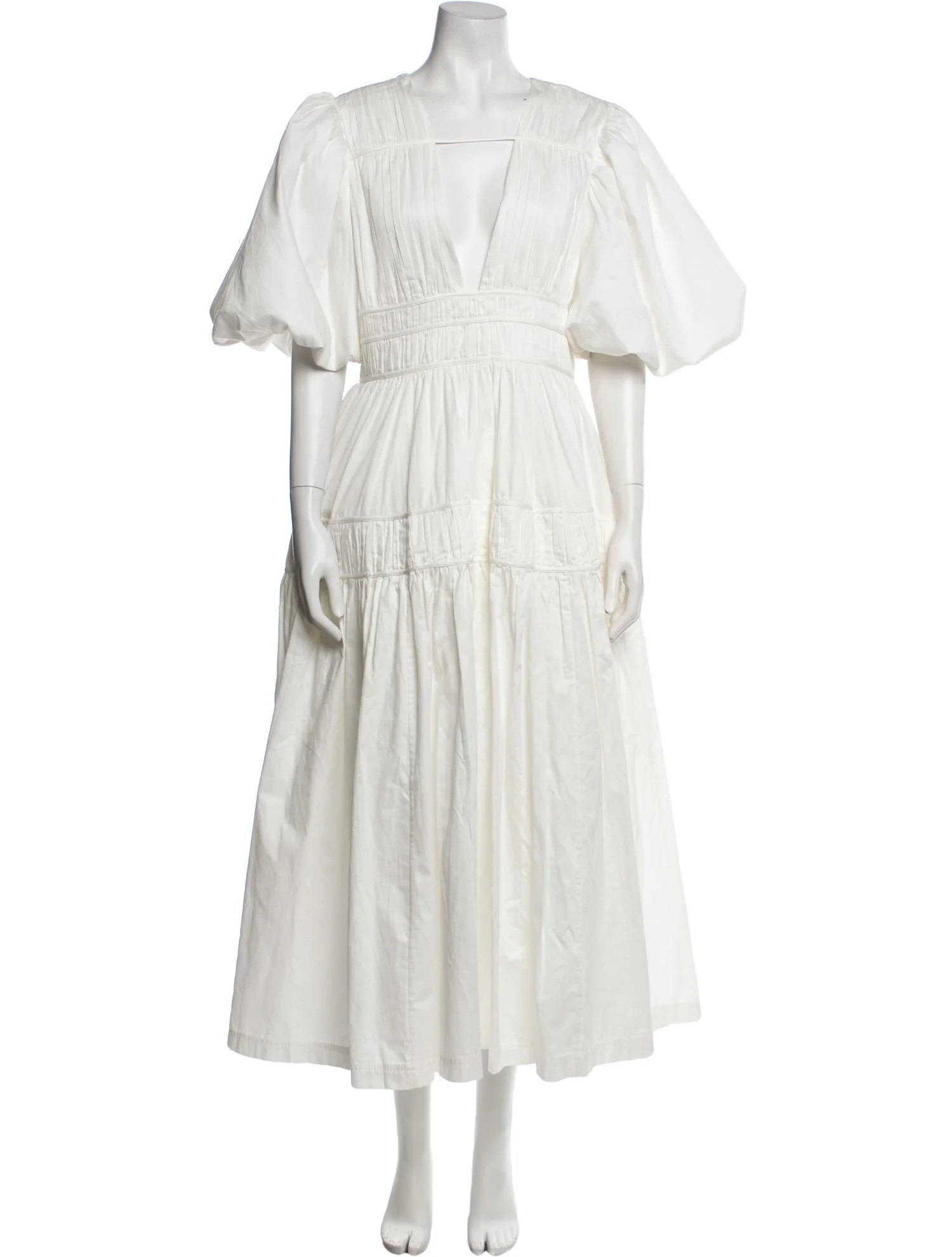 V-Neck Long Dress | The RealReal