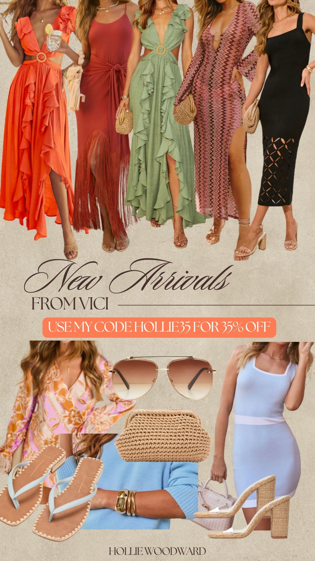 vici new arrivals 🧡 such cute picks for spring! 

use my code hollie35 for 35% off! 

 

#LTKSeasonal #LTKSaleAlert