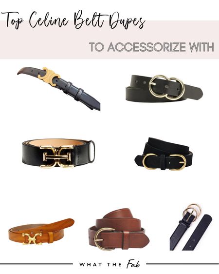 Top Celine belt dupes 

#LTKfindsunder100 #LTKGiftGuide #LTKstyletip