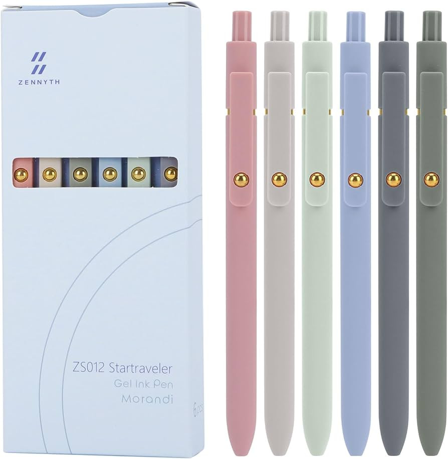 Ddaowanx Gel Pens, 0.5mm Fine Point Quick Dry Blue Ink Pens Retractable, Cute Colorful Barrel Smo... | Amazon (US)