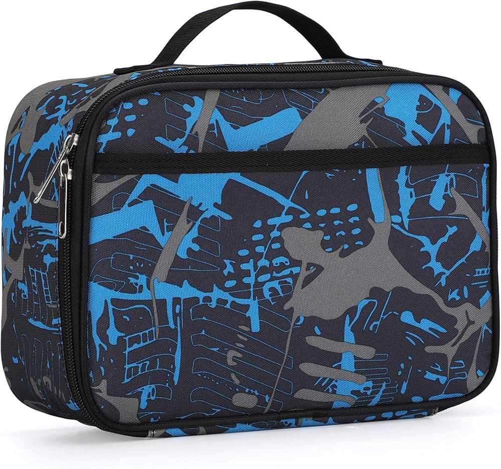 rickyh style Lunch Box with Padded Liner, Spacious Insulated Lunch Bag Durable Thermal Lunch Cool... | Amazon (US)