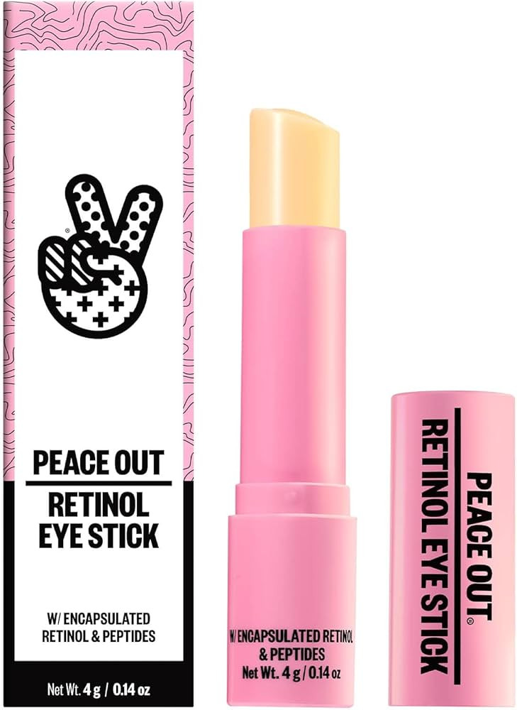 PEACE OUT Skincare Retinol Eye Stick, Daily Retinol Anti-Aging Under Eye Serum Balm, Helps Reduce... | Amazon (US)