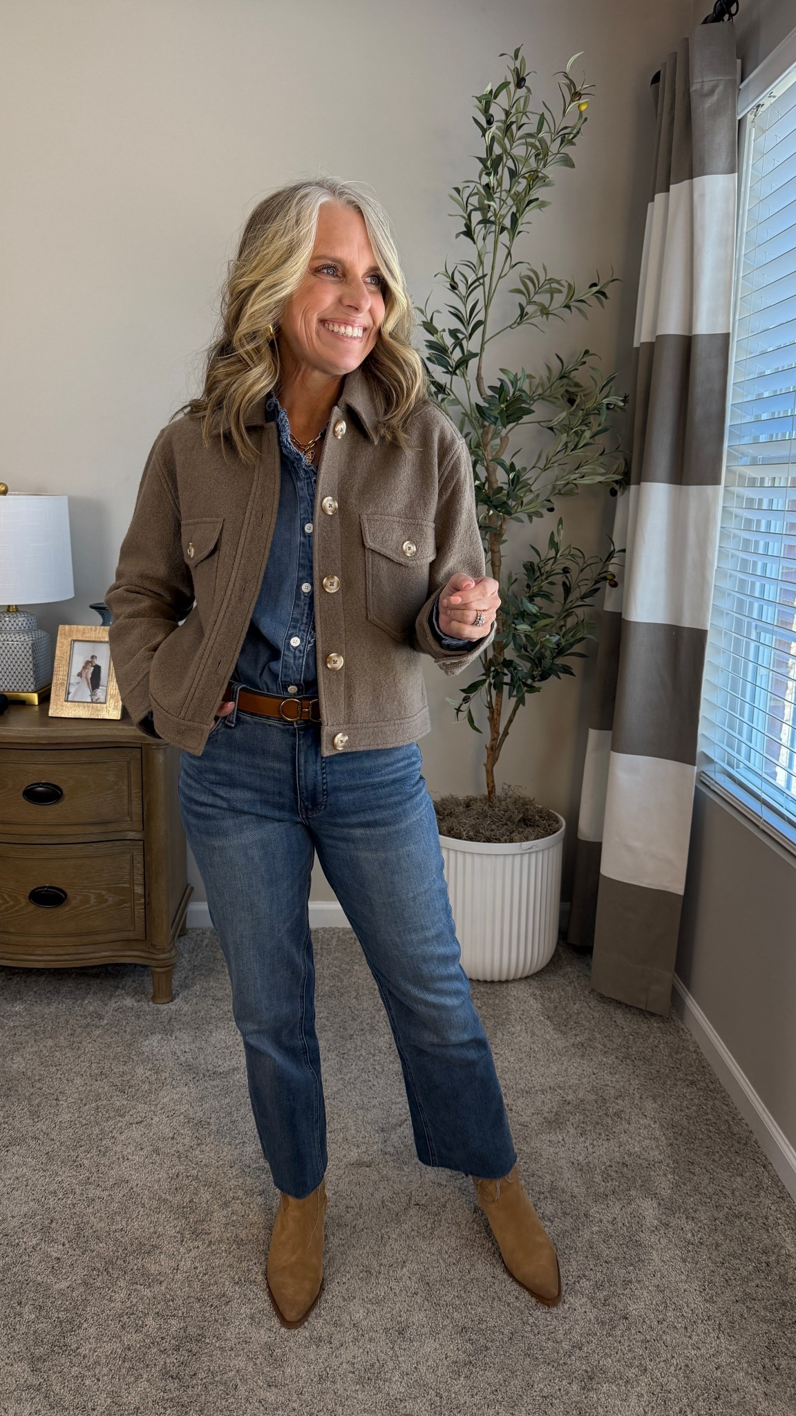 This is the cutest Quince jacket. Wearing XS 

#LTKdayinmylife #LTKOver40