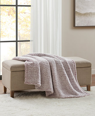 Cozy Sherpa Throw, 50" x 60" | Macy's