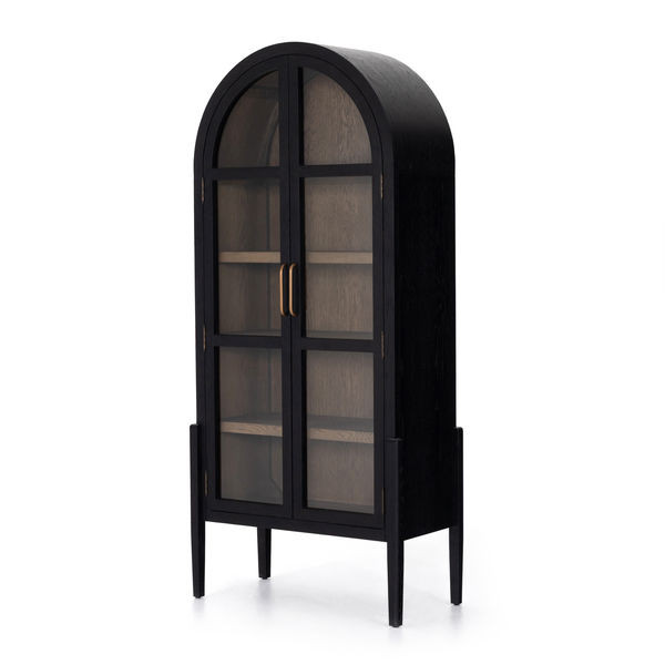 Tolle Drifted Matte Black Cabinet | Scout & Nimble