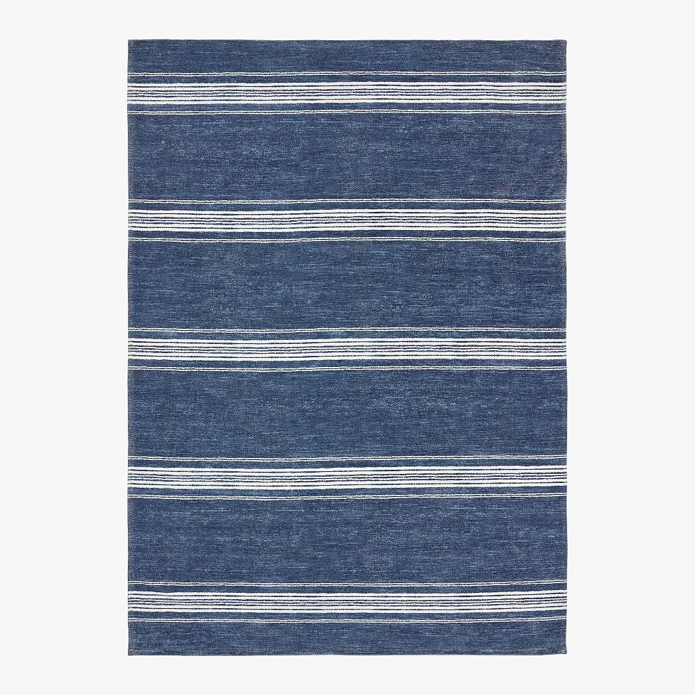 Windward Stripe Washable Rug | Pottery Barn Teen