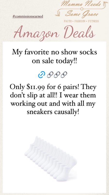 My favorite no show socks on sale today 

#LTKSaleAlert #LTKFindsUnder100 #LTKStyleTip