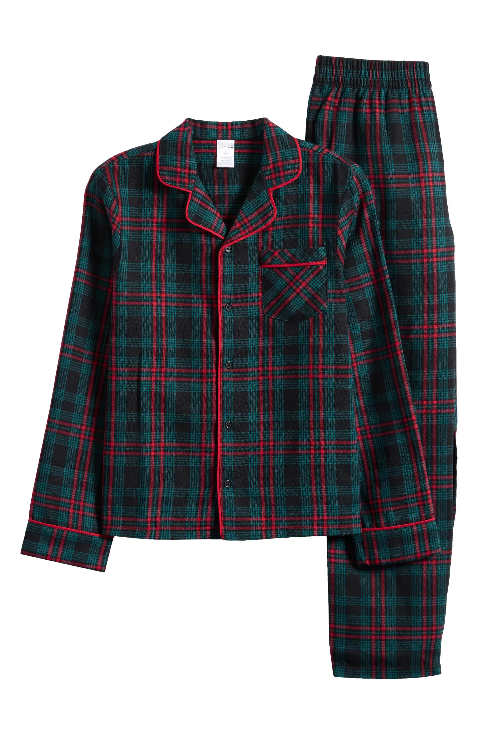 Nordstrom Kids' Plaid Flannel Pajamas | Nordstrom | Nordstrom