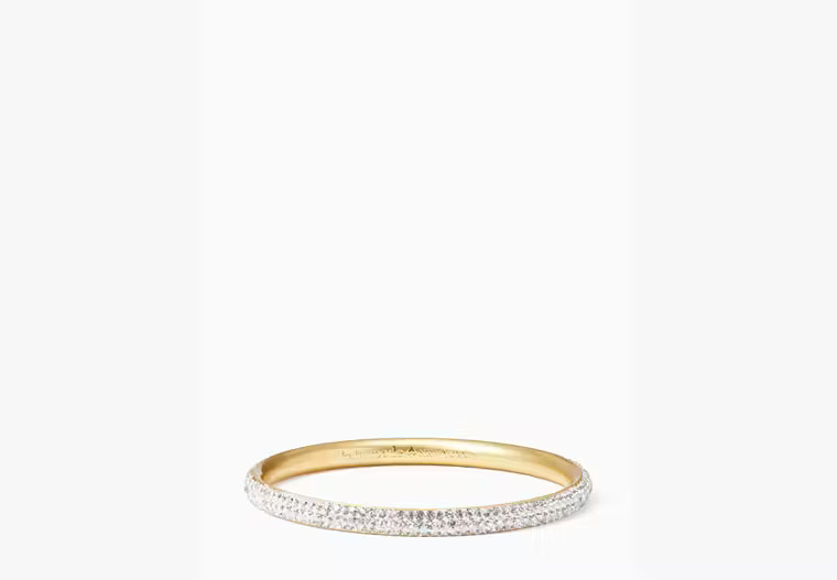 Kate Spade Razzle Dazzle Bangle, Clear/worn Gold | Kate Spade Outlet