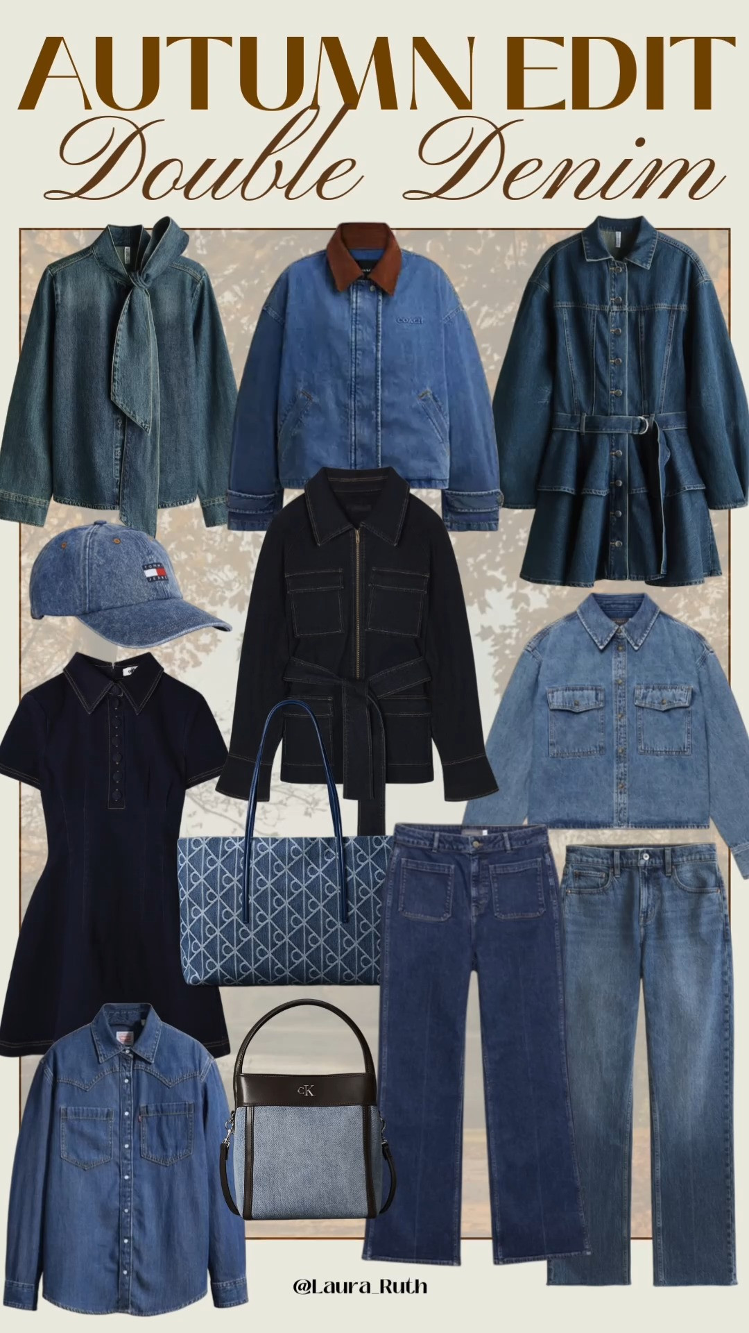 Autumn’s take on double denim 🤎🍂
From classic medium washes to deeper indigo tones, styled with denim shirts, relaxed jeans, dresses and even a little denim moment in the accessories.

The trick to making it feel very autumn? Layer with rich chocolate and tan suede, think suede bags, boots and jackets.

And the best part? These are pieces you can dress up or down, perfect for date night, business casual, or those casual everyday errands. Easy layers, versatile separates and plenty of ways to mix and match depending on the day.

A little denim, a touch of suede and that effortless autumn feel. 🤎 fall dresses, date night outfits, fall fashion hauls, business casual workwear 

 #LTKuk #LTKautumn #LTKjeans