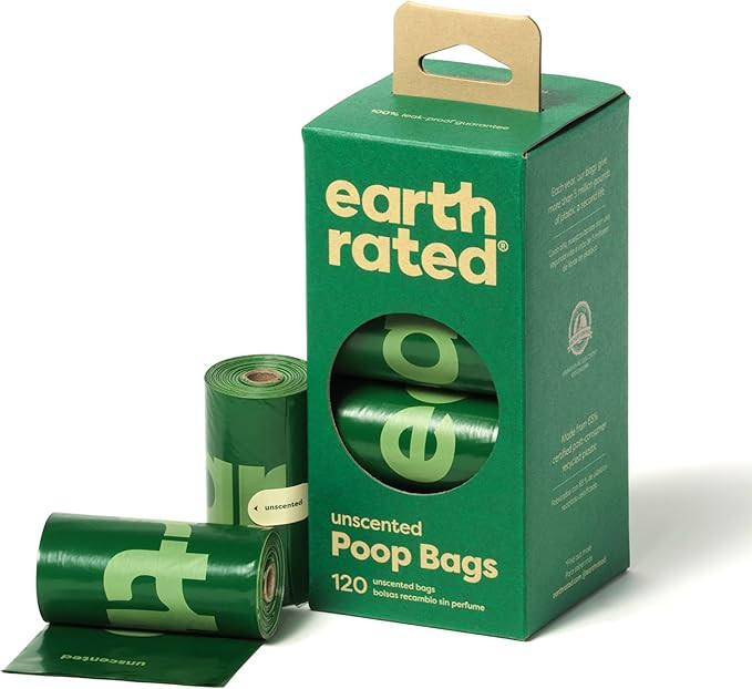 Earth Rated Dog Poop Bags, Guaranteed Leak Proof and Extra Thick Waste Bag Refill Rolls For Dogs,... | Amazon (US)