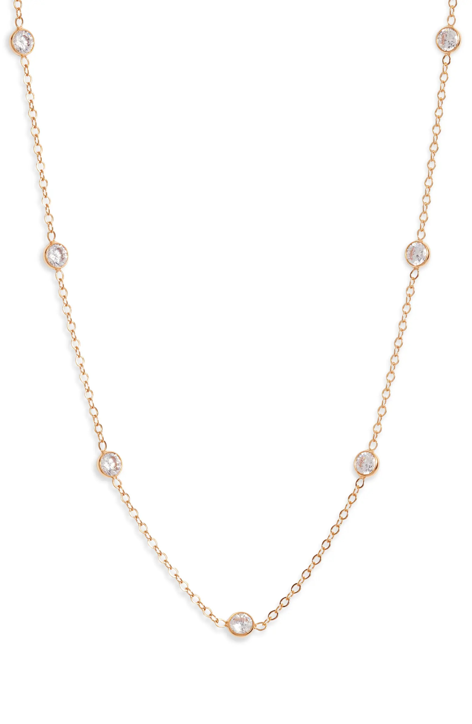 Faye Cubic Zirconia Necklace | Nordstrom
