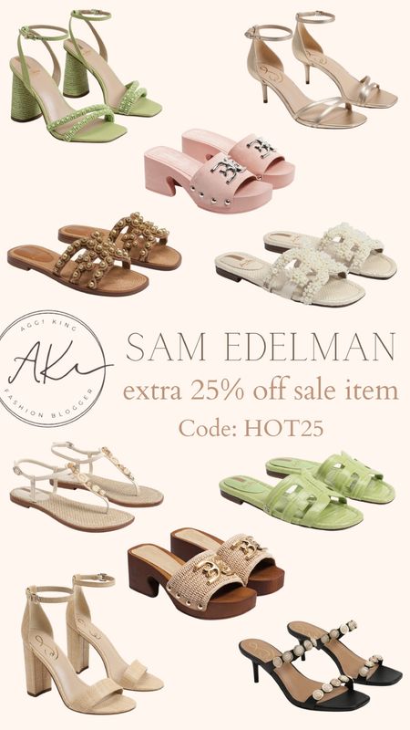 Summer sandals!! 
Extra 25% off on top of sale 
Code: HOT25

#memorialday #memorialdaysale #mdsale #reddress #summer #summersale #resort #vacation #dress #summerdress #samedelman #shoes #sandals 

#LTKGiftGuide #LTKshoecrush #LTKFind