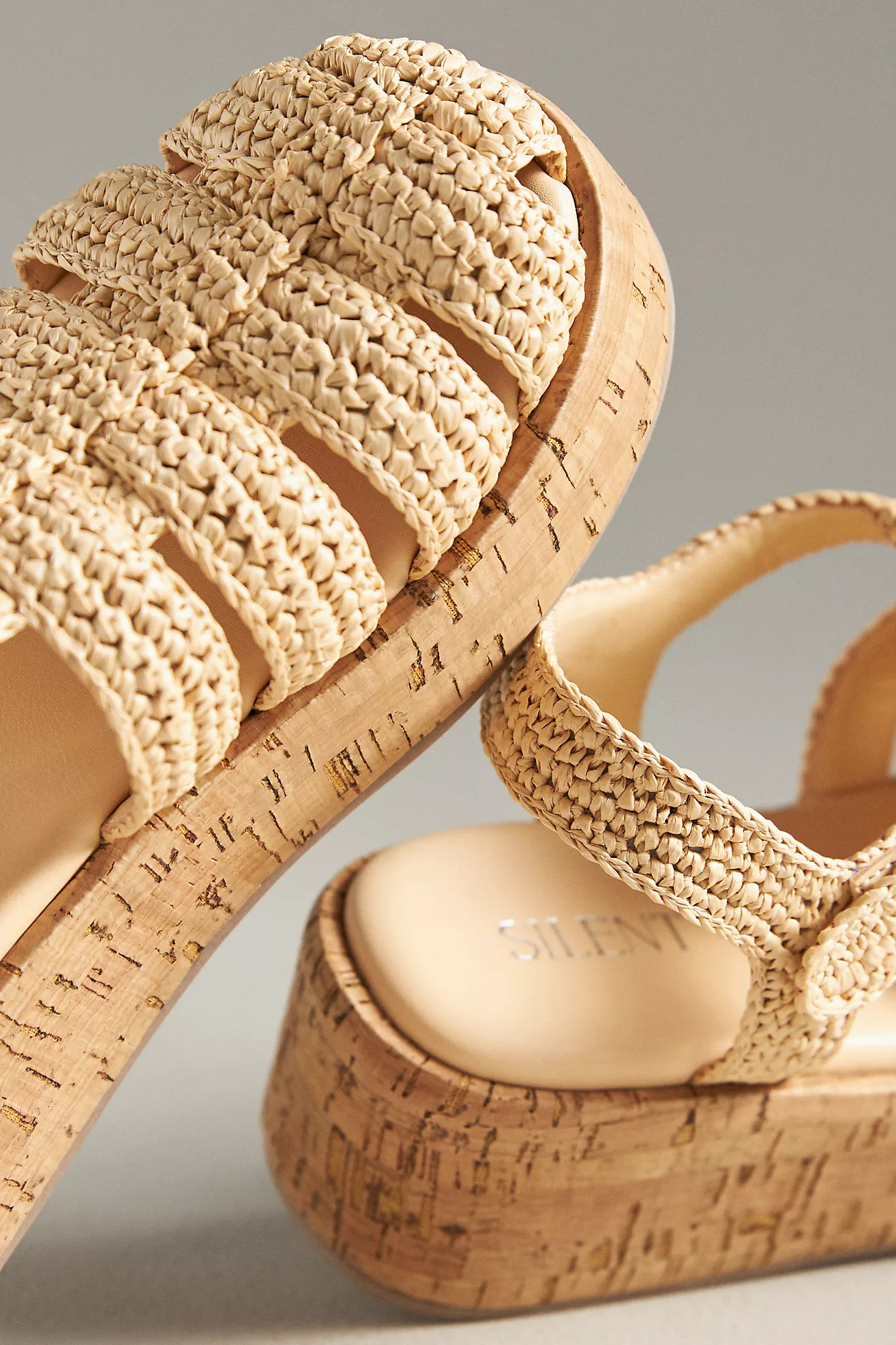Silent D Fisherman Cork-Bottom Platform Flats | Anthropologie (US)