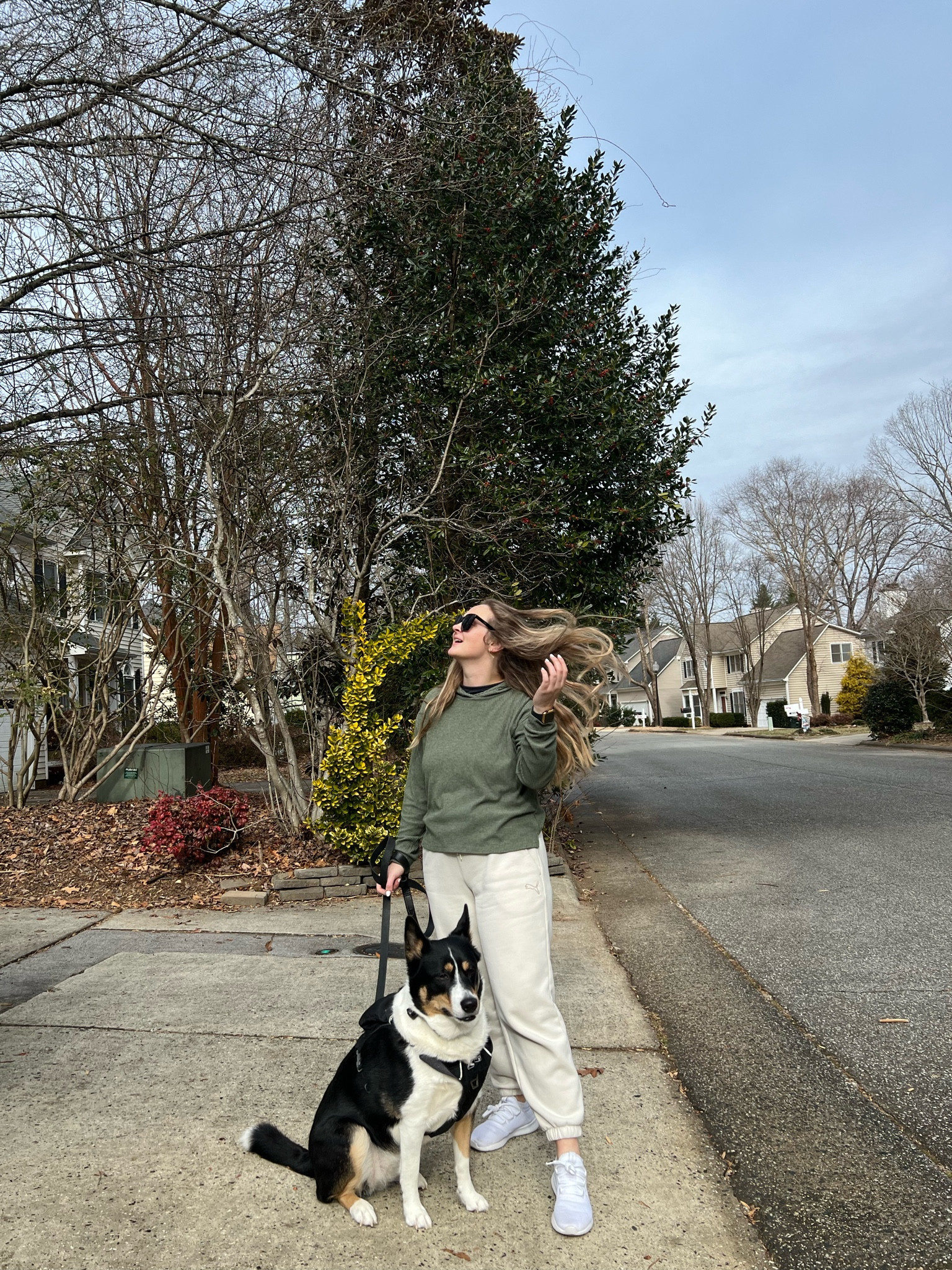 First walk without a coat on 😻 
We know it won’t last but it was so nice!! 

#LTKfindsunder50 #LTKfitness #LTKmidsize