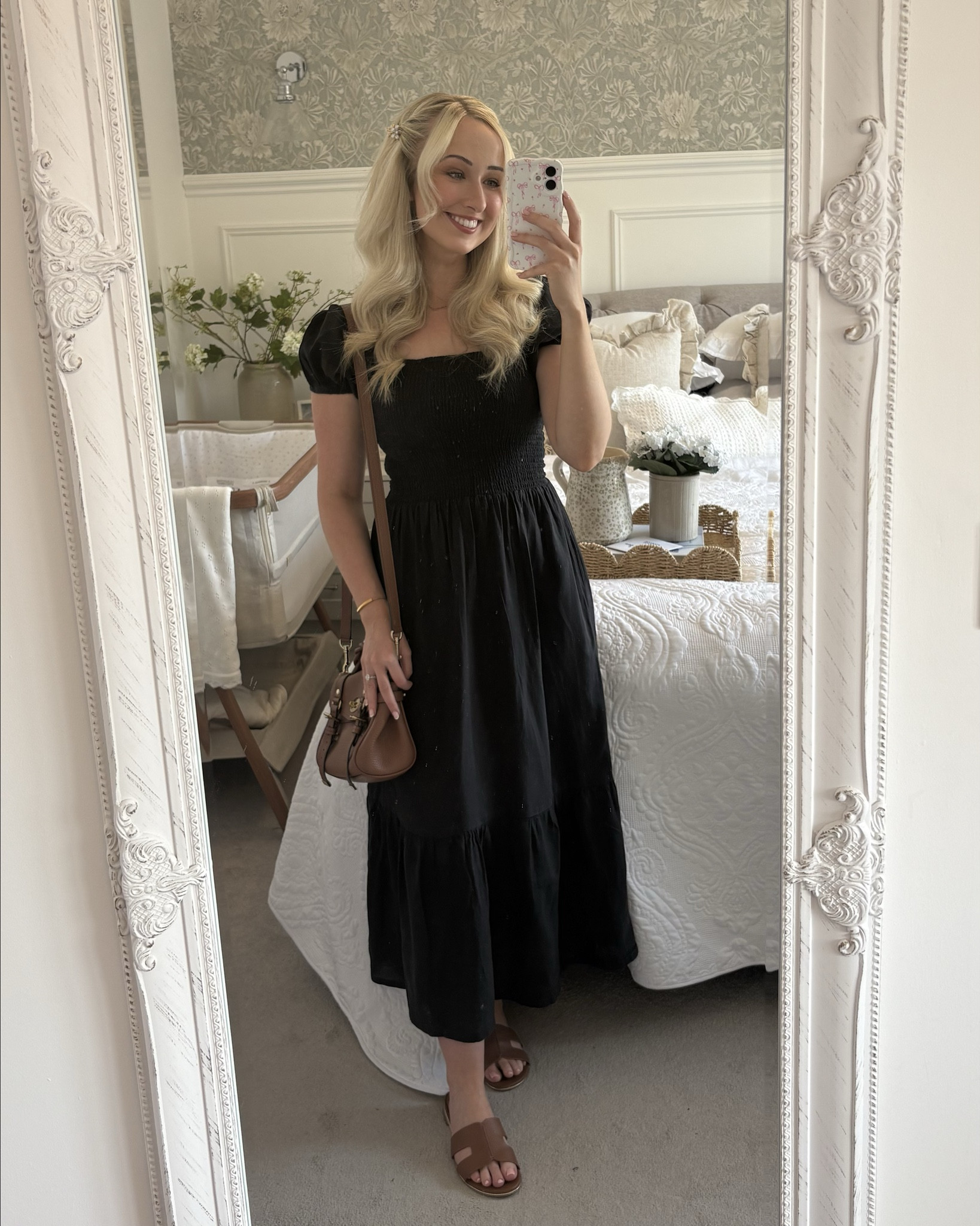 OOTD black milkmaid dress 🤍 and some makeup favs

#LTKspring #LTKdresses #LTKuk