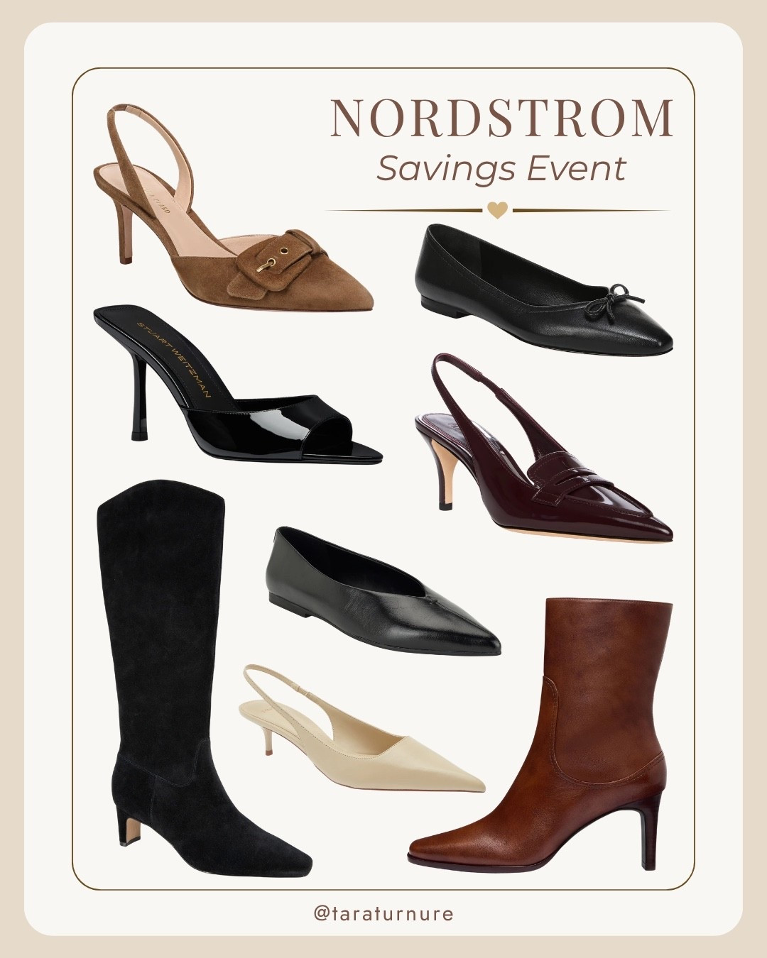 Fall shoe refresh 🤎 Chic Nordstrom Savings Event finds from flats and slingbacks to boots and heels.

Nordstrom Savings Event, fall shoes, women’s shoes, fall footwear, slingback heels, ballet flats, knee high boots, ankle boots, suede heels, pointed toe shoes, neutral shoes, brown boots, black flats, fall fashion, Nordstrom sale

#LTKootd #LTKSeasonal #LTKSaleAlert