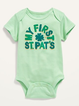 Unisex Short-Sleeve Graphic Bodysuit for Baby | Old Navy (US)