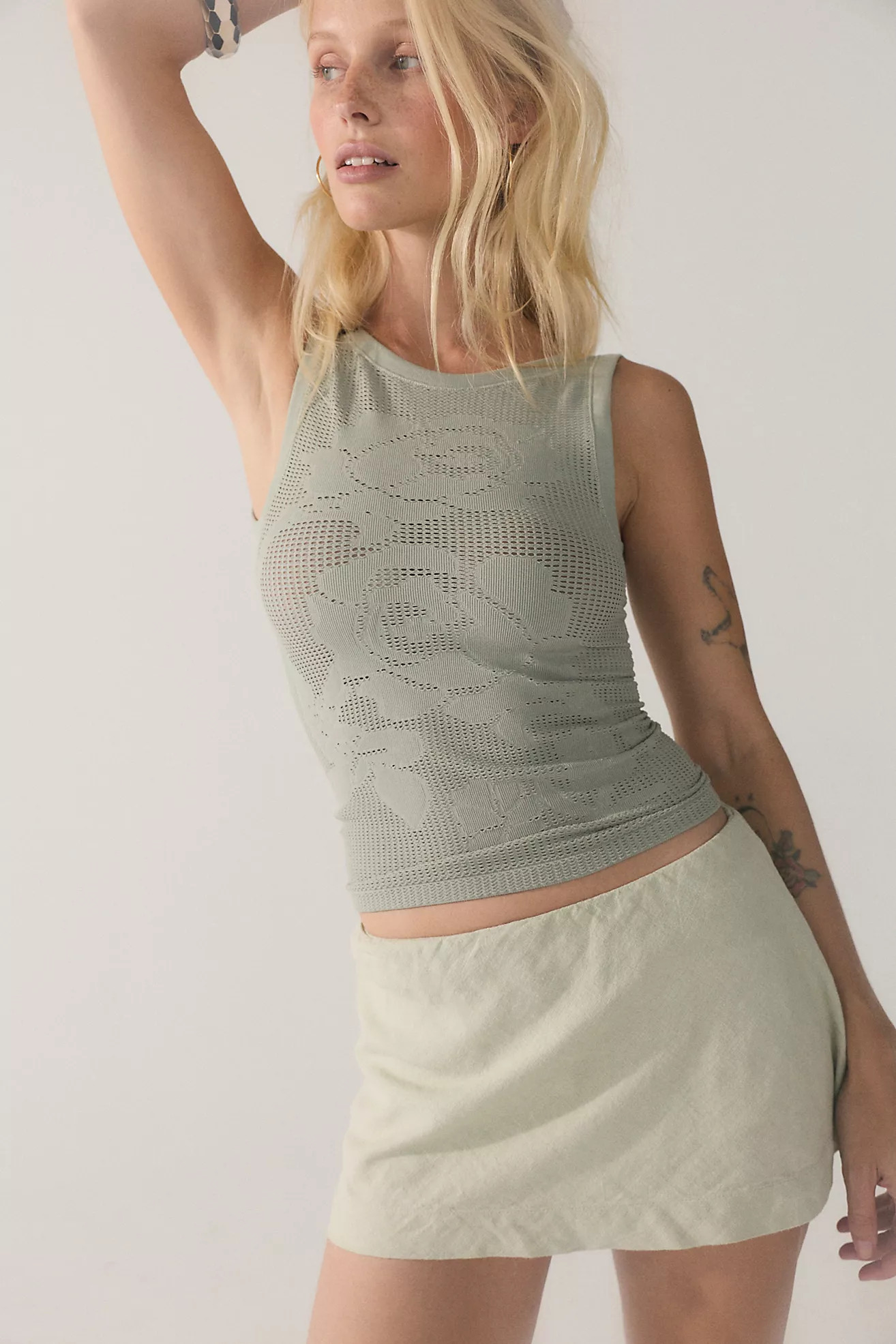 Sunday Stitch Muscle Tee | Free People (Global - UK&FR Excluded)