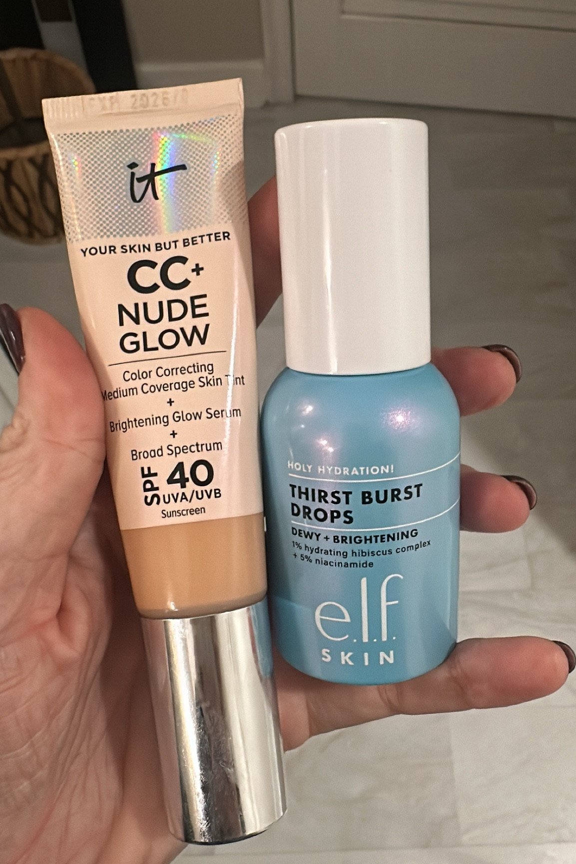 My current foundation combo! Gives the perfect glowy look!
The elf hydration drops are a newer product and I LOVE the glow they give!


#LTKBeauty #LTKFindsUnder50