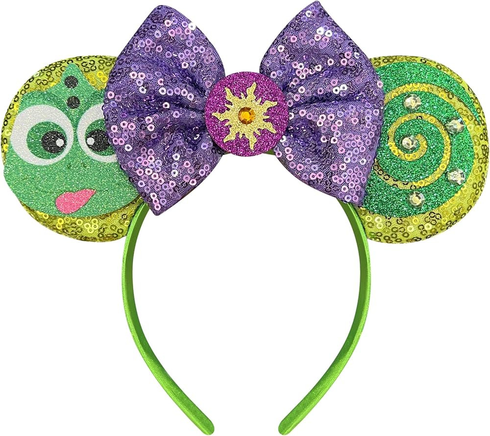 Sequin Mouse Ears Headband for Girls Women Princess Mouse Ears Headband | Amazon (US)
