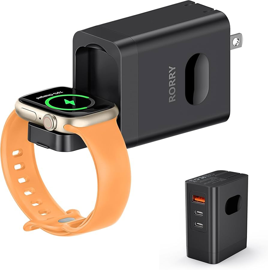 RORRY USB C Charger Block for Apple Watch iPhone, Dual PD3.0 35W Type-C Ports Fast Charging Wall ... | Amazon (US)