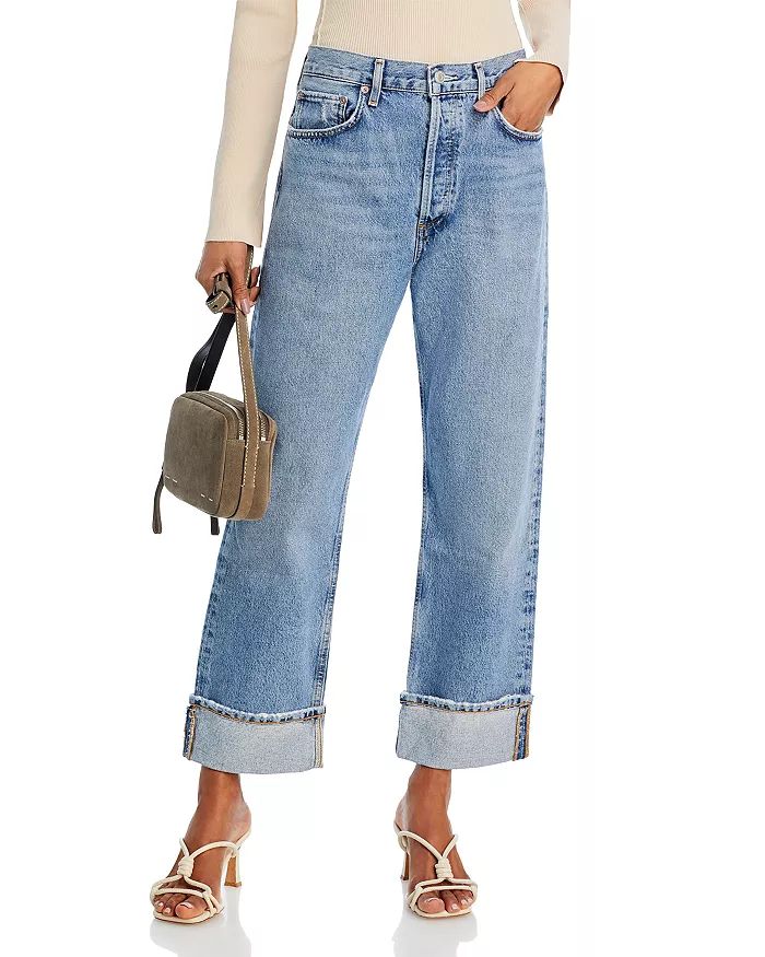 Fran High Rise Wide Leg Low Slung Jeans in Invention | Bloomingdale's (US)