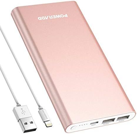 POWERADD Pilot 4GS 12000mAh 8-Pin Input Portable Charger External Battery Pack with 3A High-Speed... | Amazon (US)