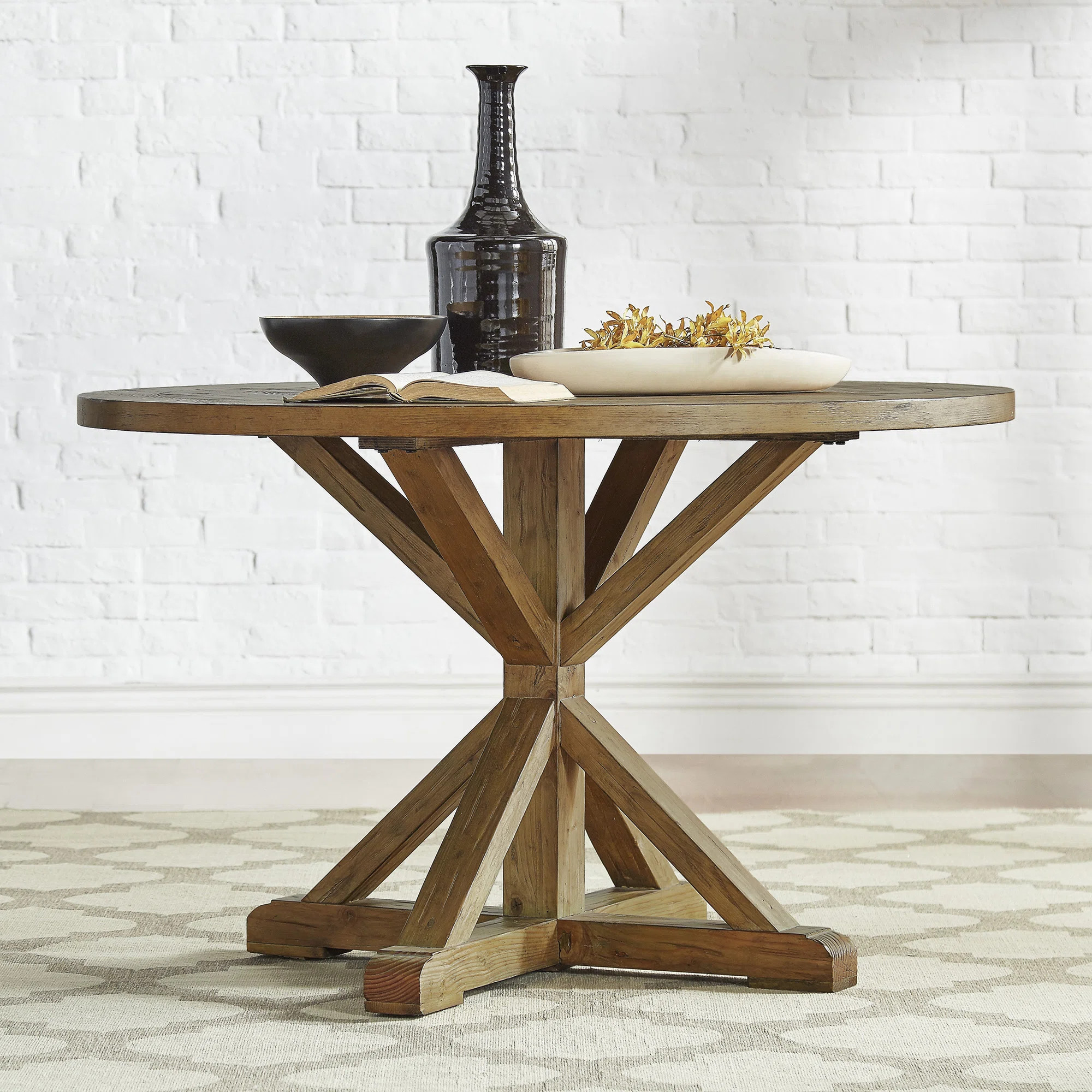 Ashbaugh Pine Round Dining Table | Wayfair North America