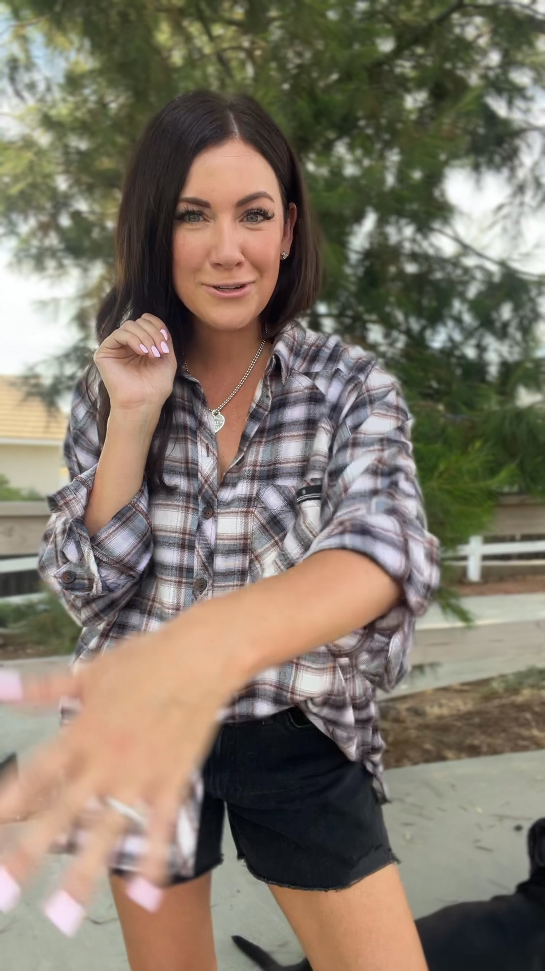 NSale flannel in a small-runs oversized 

#LTKxNSale #LTKSaleAlert #LTKFindsUnder50