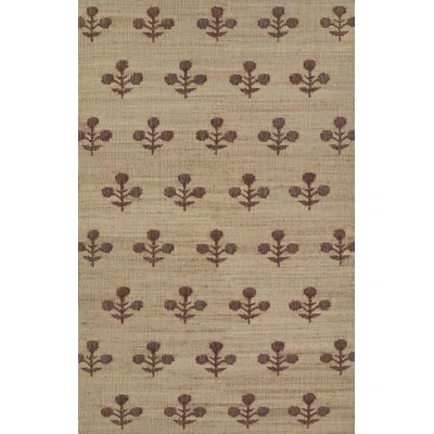 Erin Gates by Momeni Orchard Bloom Rust Hand Woven Wool and Jute Area Rug | Wayfair North America