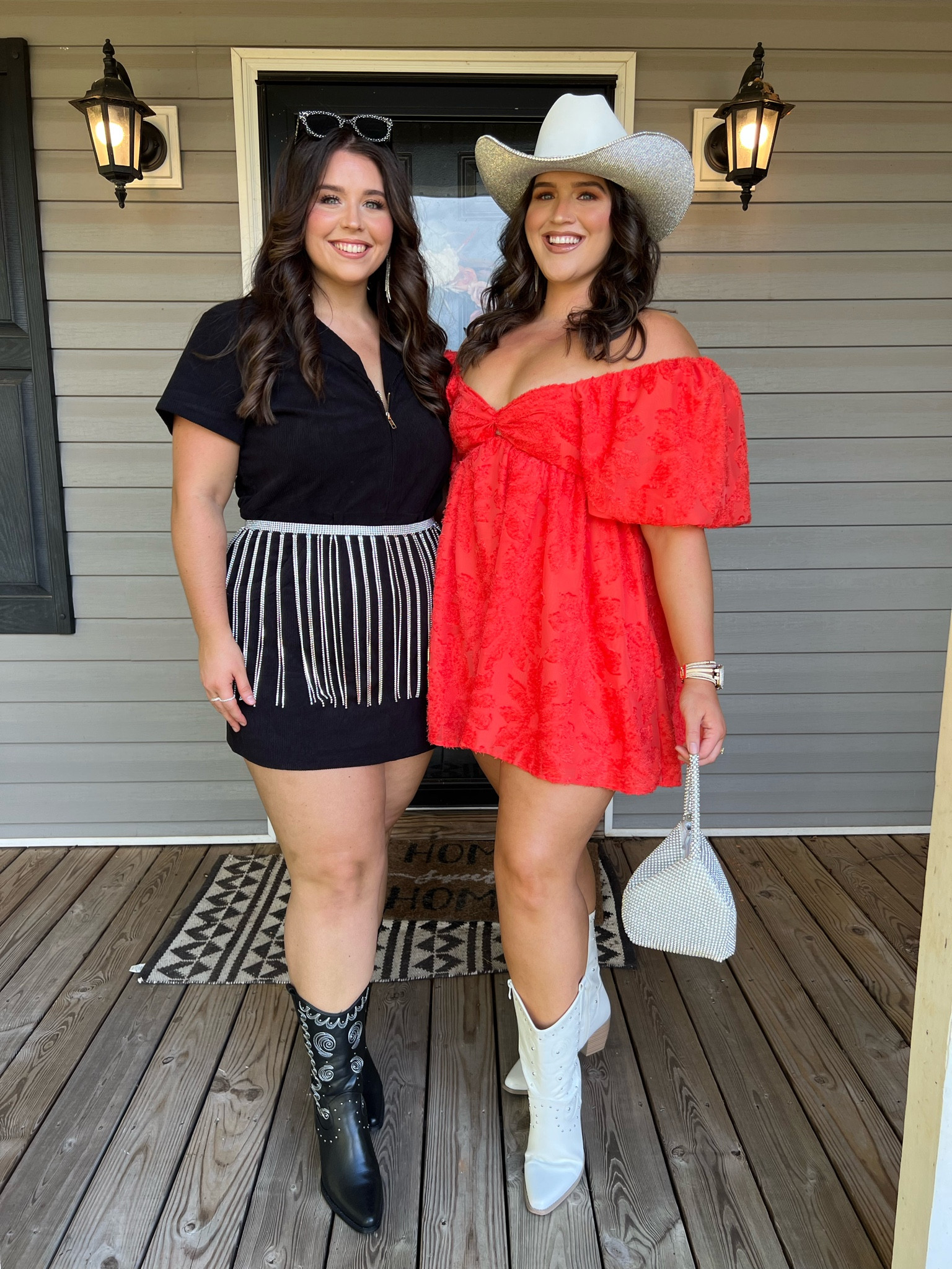 Curvy Taylor Swift Eras movie outfit 🍿✨🎥 
Black dress: XXL 
Red dress: L 
#midsizeoutfits #ootd #concertoutfit #dress #lbd #littleblackdress #rhinestone #sequin #reddress #minidress #taylorswift #erastour #concertoutfit #boots #cowboyboots #cowgirlhat #rhinestonehat 

#LTKfindsunder100 #LTKSeasonal #LTKmidsize