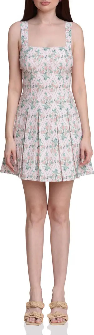 Avec Les Filles Paneled Stretch Cotton Mini Sundress | Nordstromrack | Nordstrom Rack