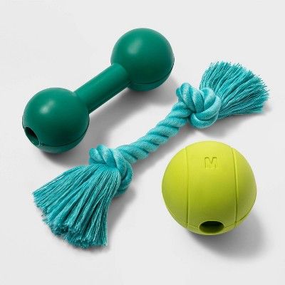 Puppy Rope and Rubber Dog Toy Bundle - 3pk - Boots & Barkley™ | Target