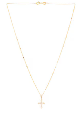 Joy Dravecky Jewelry Bali Cross Necklace in Gold from Revolve.com | Revolve Clothing (Global)