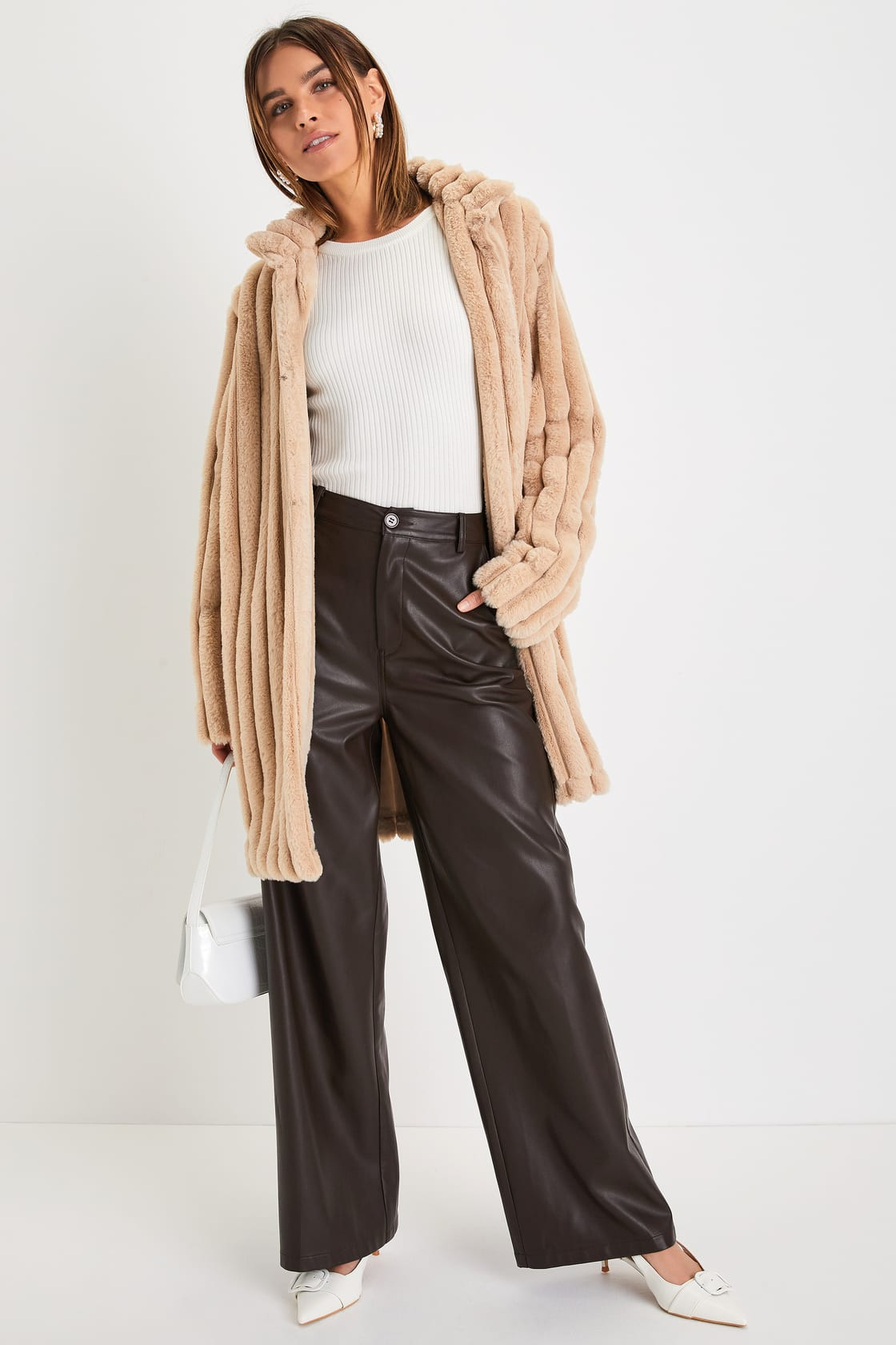 Classy Season Beige Faux Fur Coat | Lulus (US)