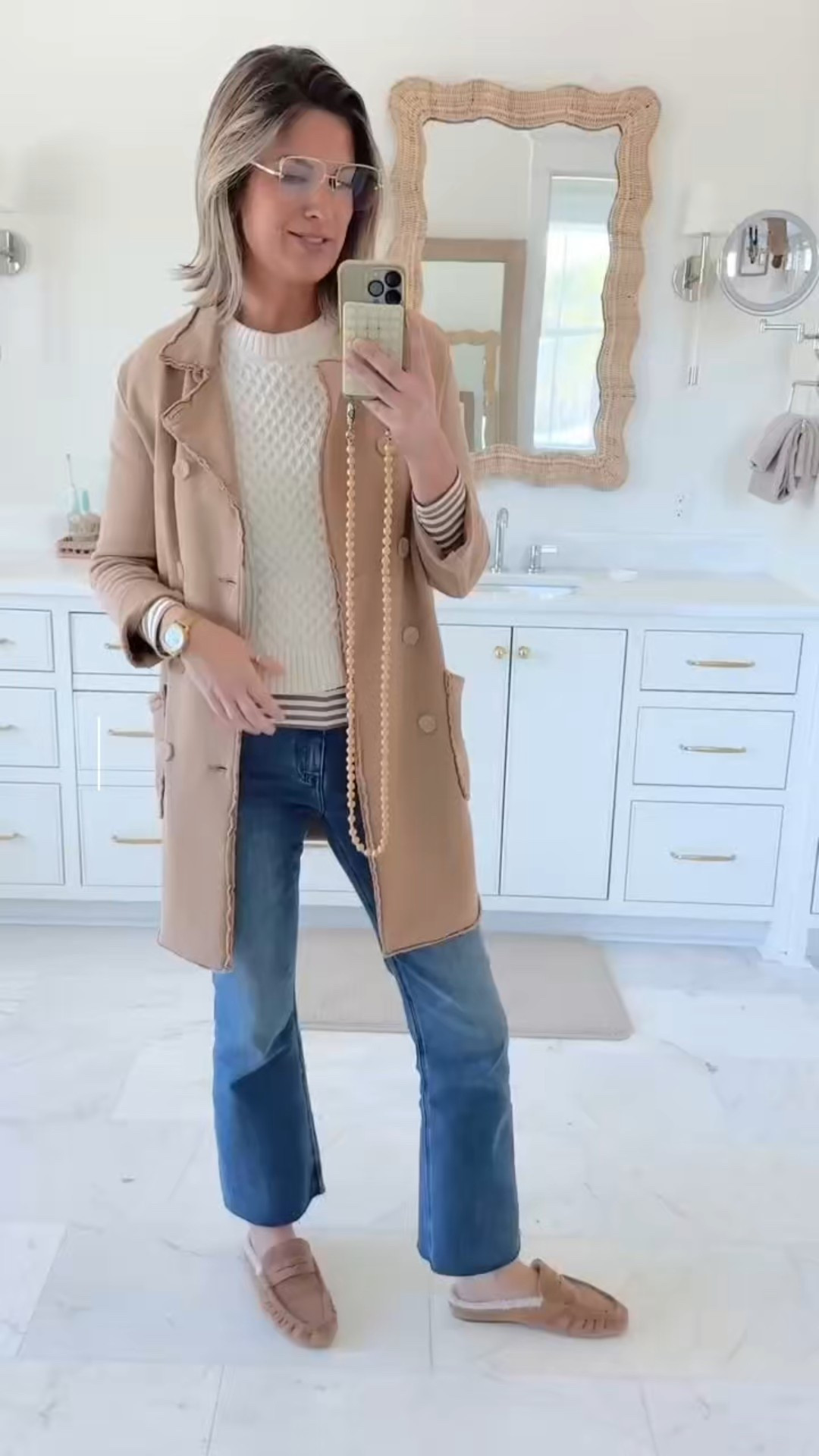 Mixing high and low with this ootd. Linking a save to to this investment piece jacket but highly recommend the one I have on 

#LTKOver40 #LTKTall #LTKootd