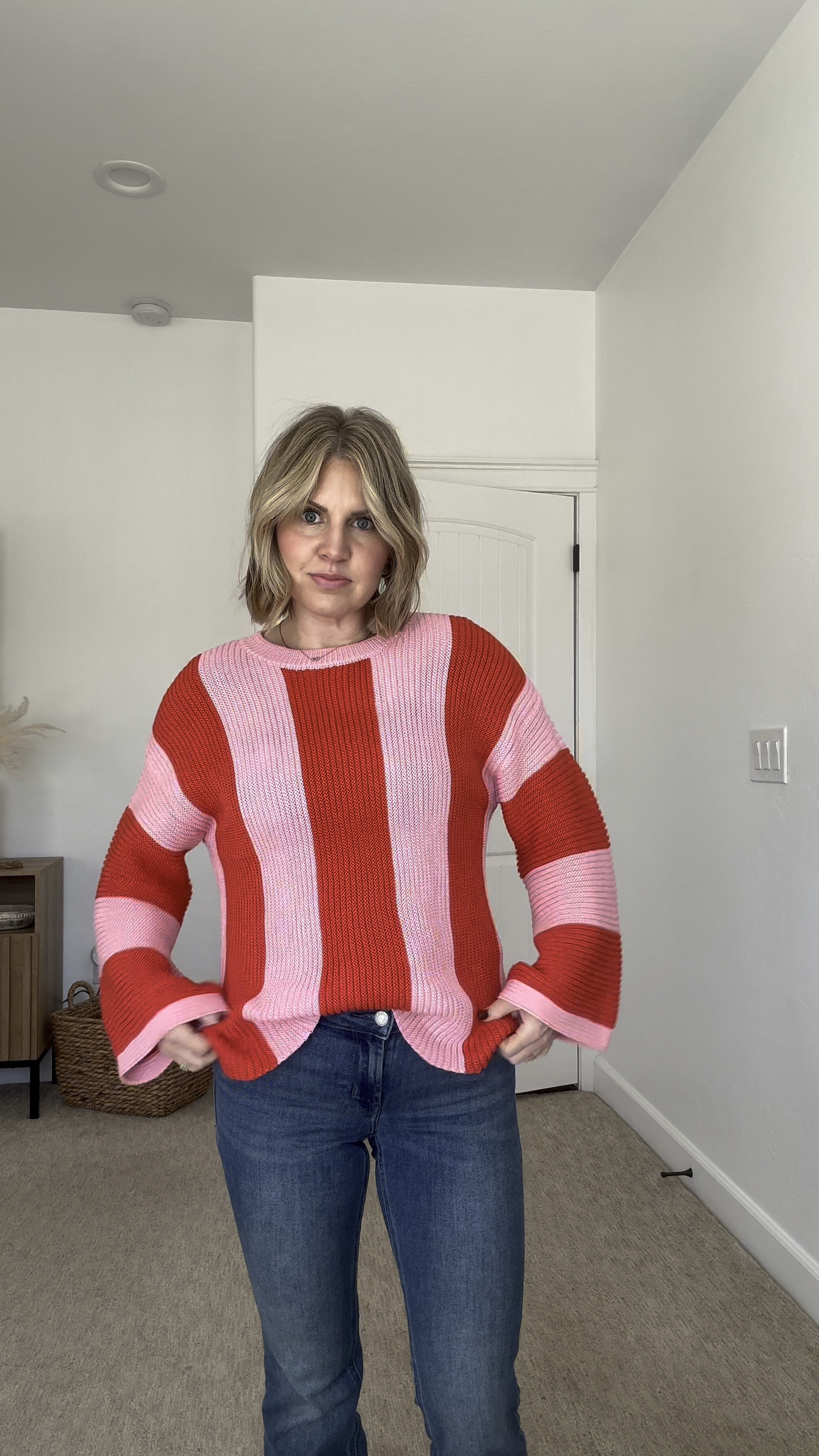 Love some fun sweaters to brighten up gloomy January! Bonus if they work for Valentine’s Day! 