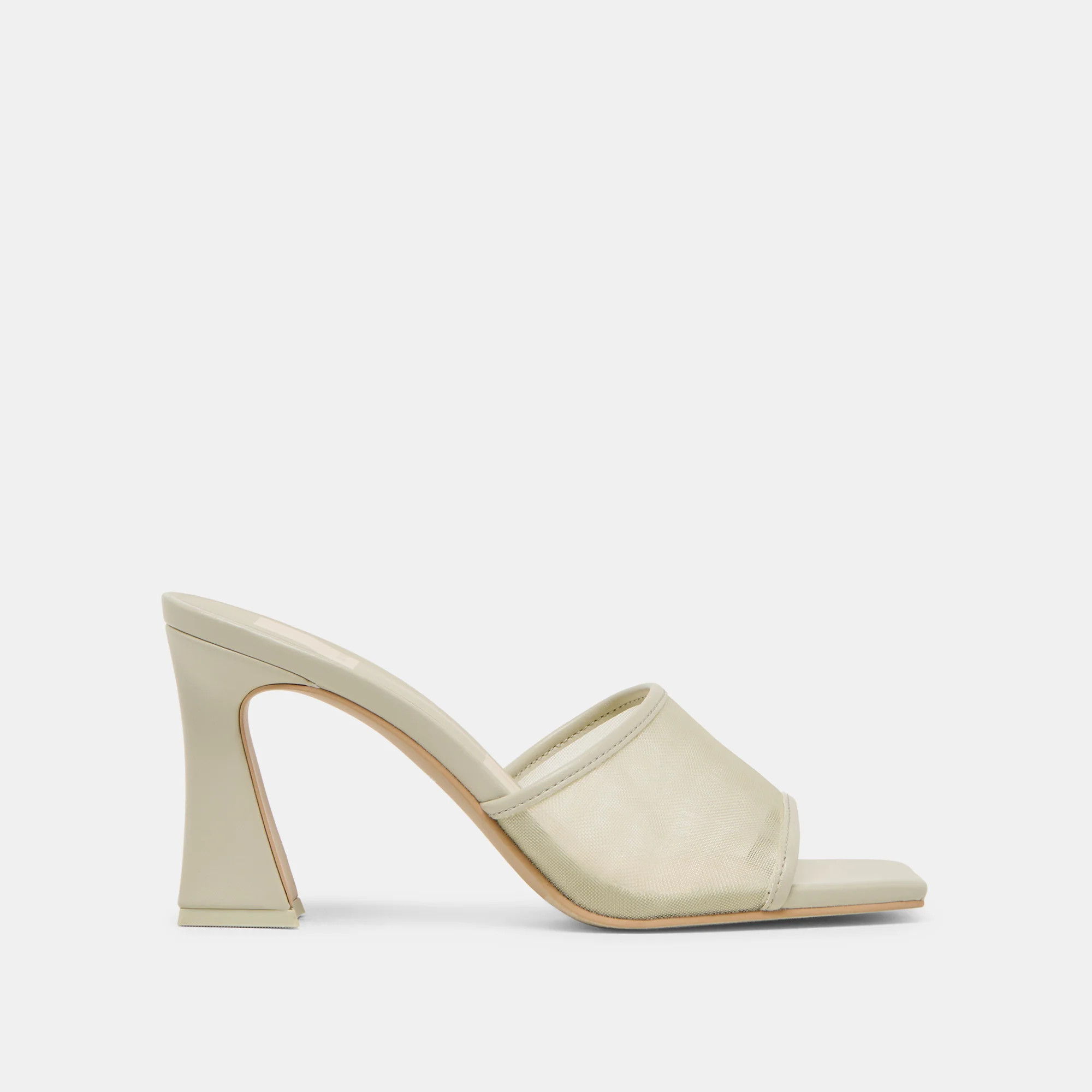 NARDA HEELS LIGHT SAGE MESH | DolceVita.com