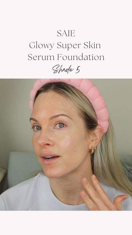 Testing the NEW Saie Glowy Super Skin Serum Foundation (Shade 5). Get your Sephora Haul ready because you will want to purchase this during the Sephora Spring Savings Event which is coming very soon!!! 

#LTKFestival #LTKbeauty #LTKFind