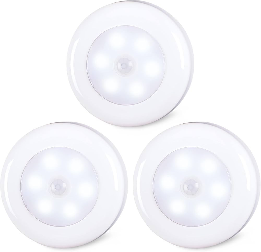 Motion Sensor Lights Indoor, STAR-SPANGLED High CRI Stick on Stair Puck Lights Battery Operated, ... | Amazon (US)