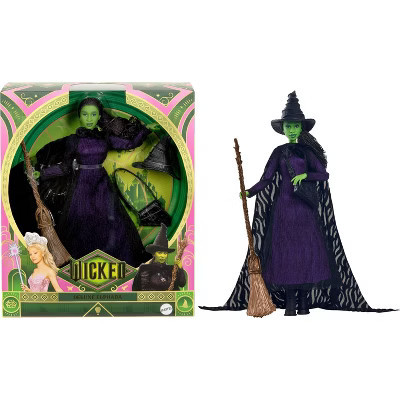 Universal Pictures’ Wicked Deluxe Elphaba 11" Fashion Doll and Accessories with Braided Hair & Posability | Target