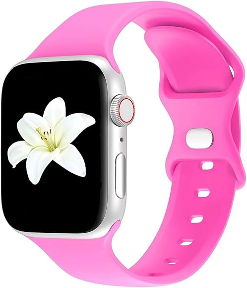 Band Compatible with Apple Watch 38mm 40mm 41mm 42mm 44mm 45mm 49mm, Replacement Soft Silicone Sp... | Amazon (US)